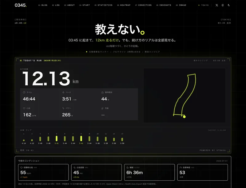 0345RUNNER のスクリーンショット