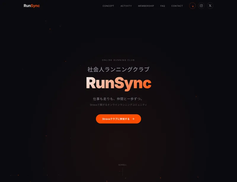 RunSync のスクリーンショット